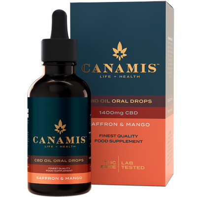 Canamis Finest Saffron & Mango CBD Oral Drops