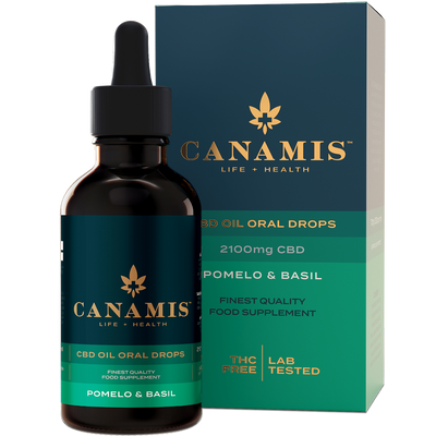 Canamis Finest Pomelo & Basil CBD Oral Drops