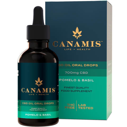 Canamis Finest Pomelo & Basil CBD Oral Drops