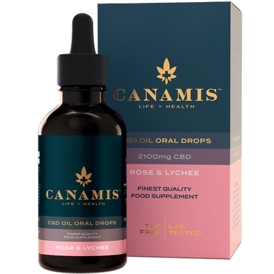 Canamis Finest Rose & Lychee CBD Oral Drops